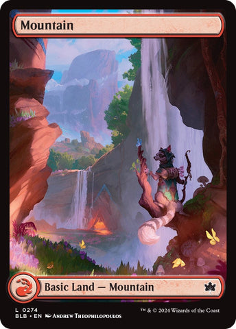 Mountain (0274) (274) (Bloomburrow) Magic: The Gathering
