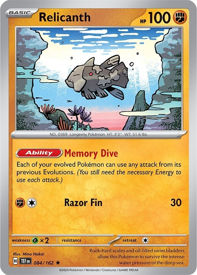 Image for Relicanth (084/162) - Pokemon