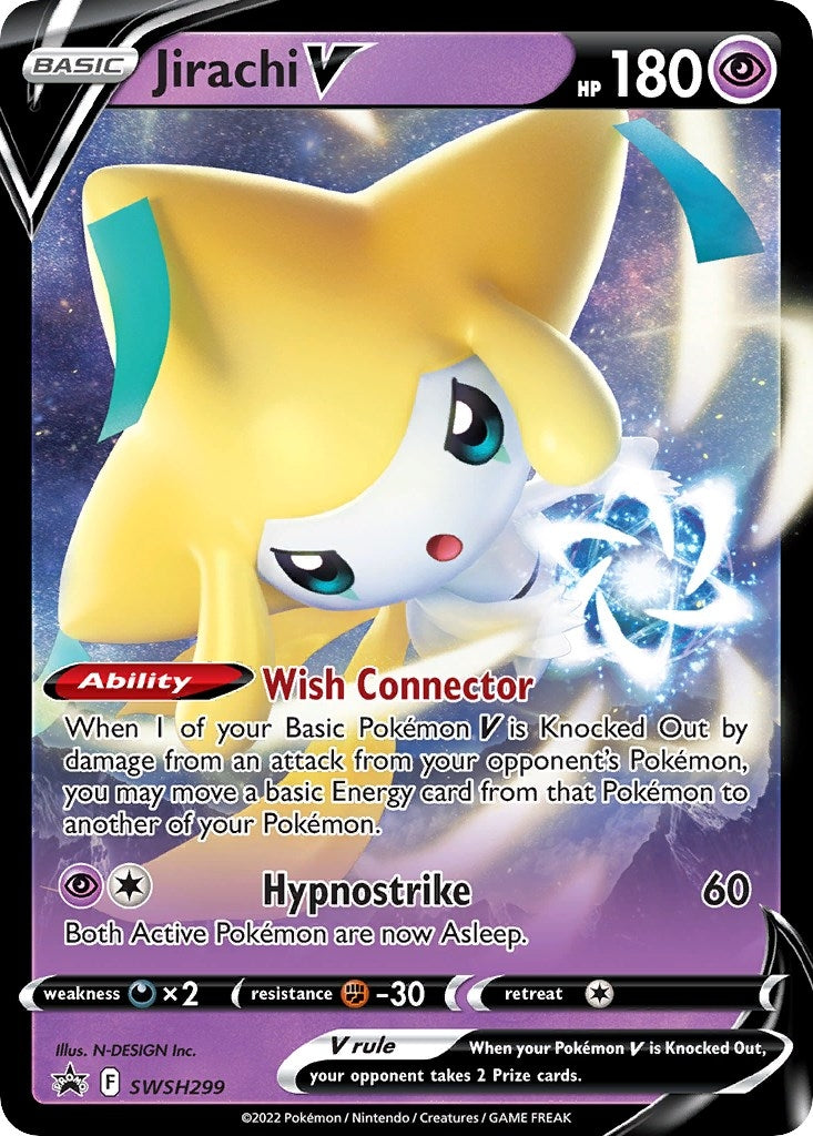 Image for Jirachi V - 299 (SWSH299) (SWSH: Sword & Shield Promo Cards) (SWSD) - Pokemon