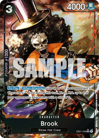 Brook (046) (Alternate Art) (EB01-046) (Extra Booster: Memorial Collection) One Piece Card Game