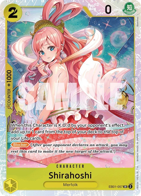 Shirahoshi (EB01-057) (Extra Booster: Memorial Collection) (EB-01) One Piece Card Game