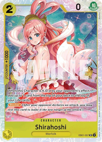 Shirahoshi (EB01-057) (Extra Booster: Memorial Collection) (EB-01) One Piece Card Game