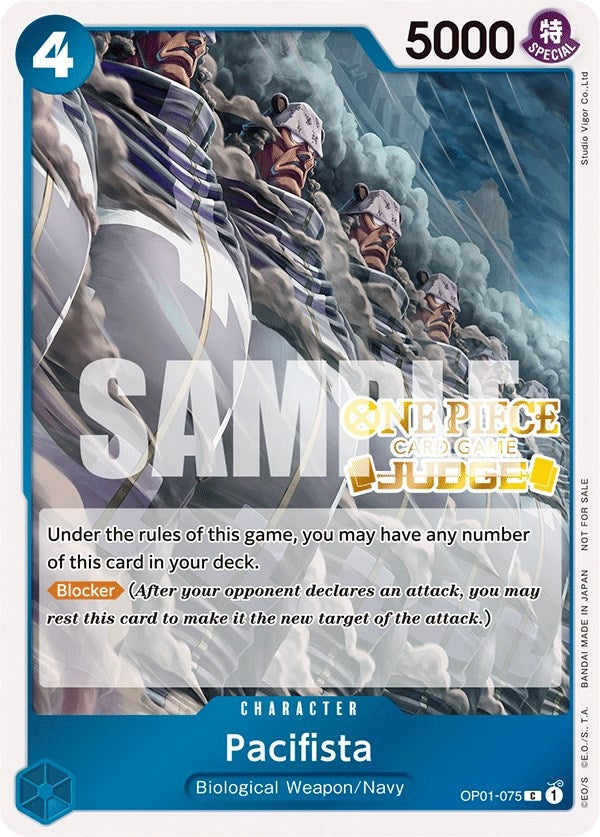 Pacifista (Judge Pack Vol. 3) (OP01-075) (One Piece Promotion Cards) One Piece Card Game