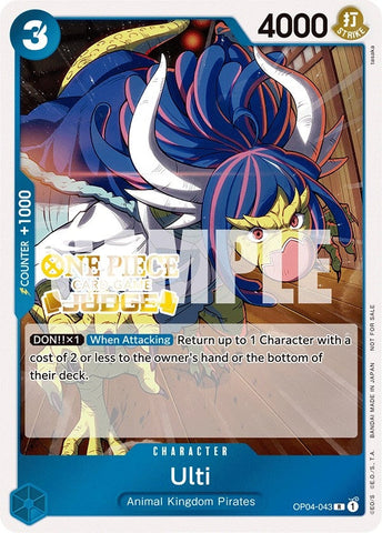 Ulti (Judge Pack Vol. 3) (OP04-043) (One Piece Promotion Cards) One Piece Card Game