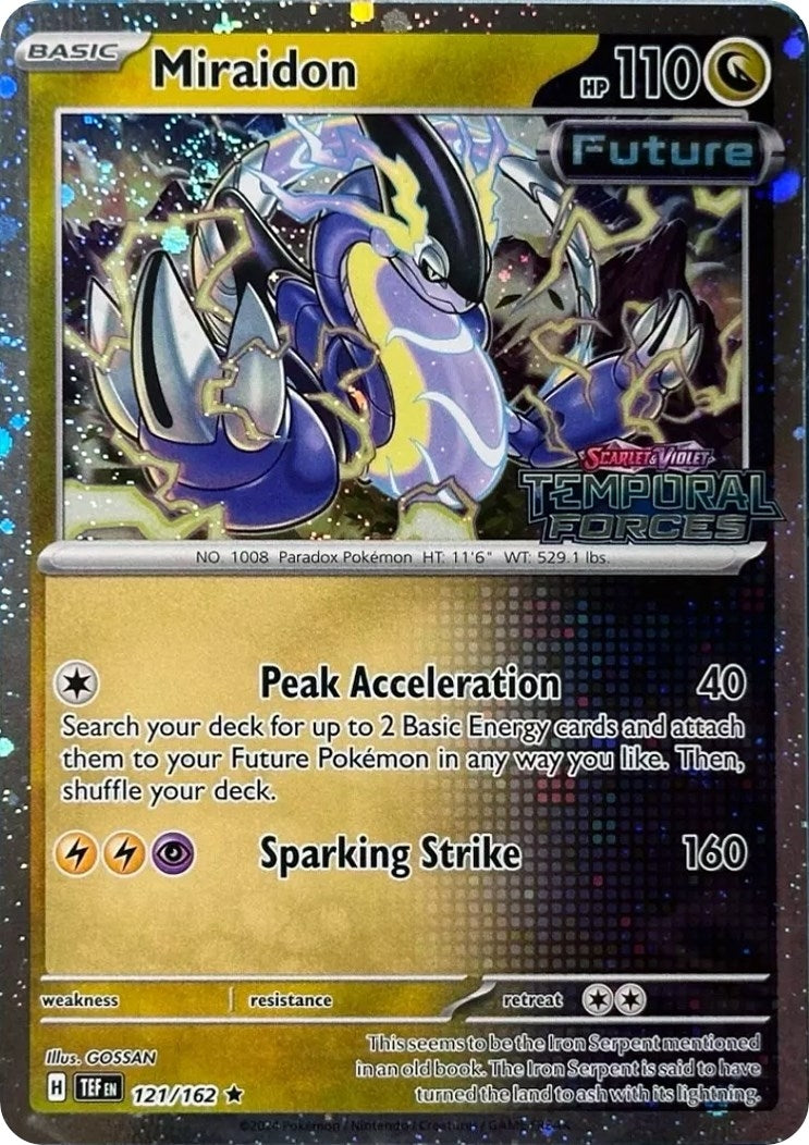 Image for Miraidon - 121/162 (Cosmos Holo) (Best Buy) (121/162) (Miscellaneous Cards & Products) (MCAP) - Pokemon