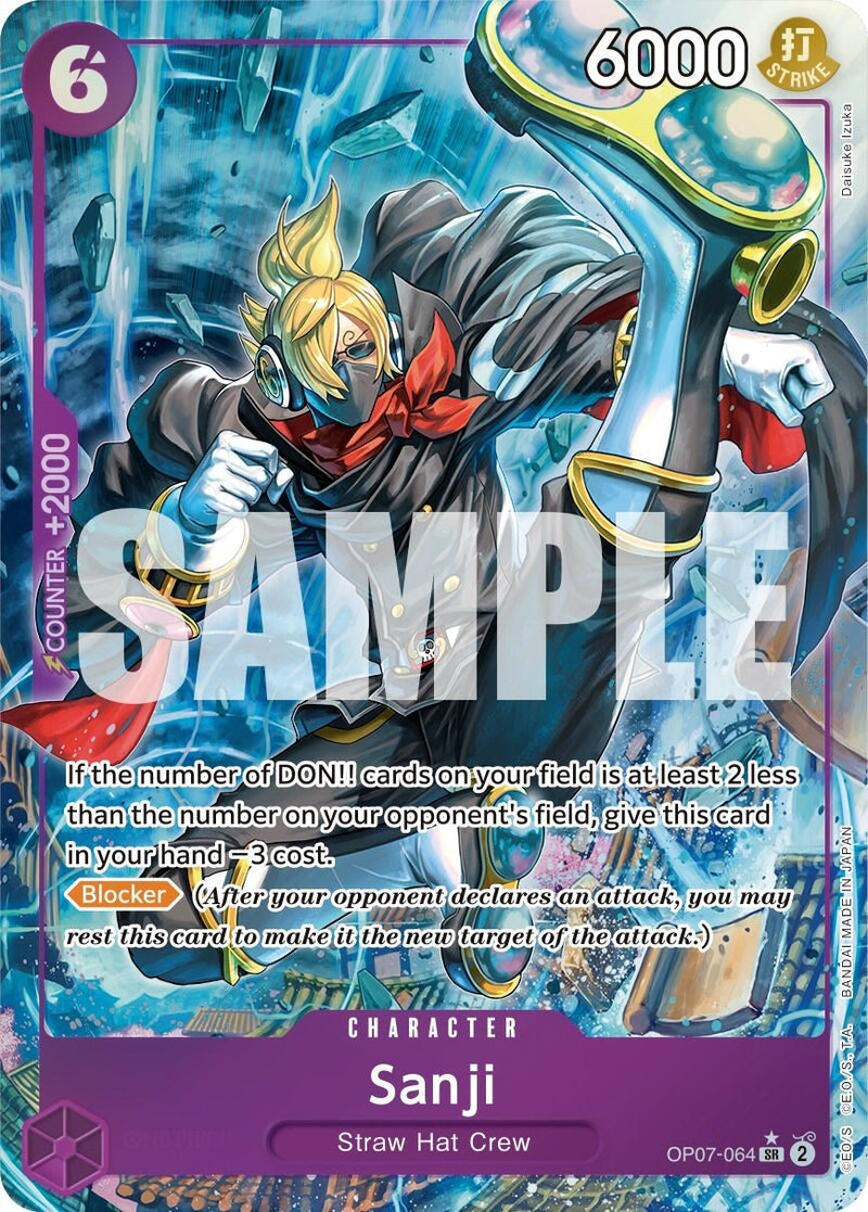 Sanji (Parallel) (OP07-064) (500 Years in the Future) One Piece Card Game