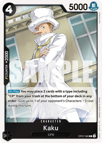 Image for Kaku (OP07-080) (500 Years in the Future) - One Piece Card Game
