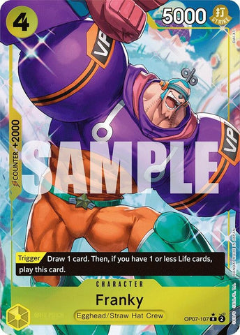 Franky (Parallel) (OP07-107) (500 Years in the Future) One Piece Card Game