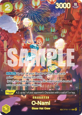 O-Nami (SP) (OP06-101) (500 Years in the Future) One Piece Card Game