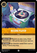 Image for Record Player (32/204) (Ursula's Return) (4) - Disney Lorcana