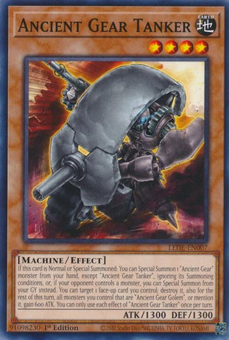 Ancient Gear Tanker (LEDE-EN007) (Legacy of Destruction) YuGiOh