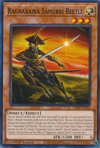 Ragnaraika Samurai Beetle (LEDE-EN014) (Legacy of Destruction) YuGiOh
