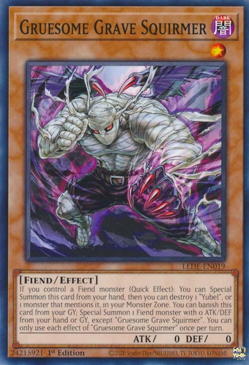 Gruesome Grave Squirmer (LEDE-EN019) (Legacy of Destruction) YuGiOh