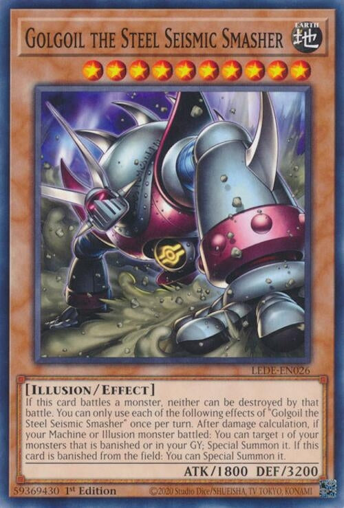 Golgoil the Steel Seismic Smasher (LEDE-EN026) (Legacy of Destruction) YuGiOh