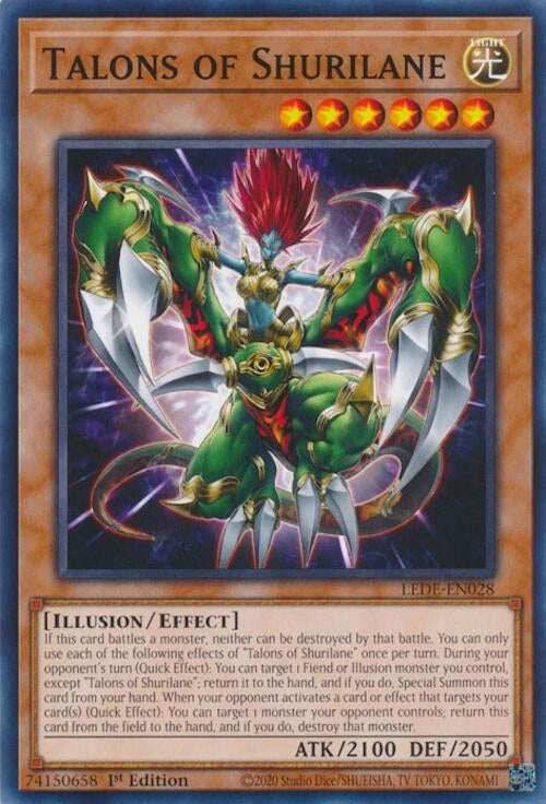 Talons of Shurilane (LEDE-EN028) (Legacy of Destruction) YuGiOh