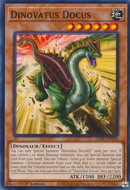 Dinovatus Docus (LEDE-EN030) (Legacy of Destruction) YuGiOh