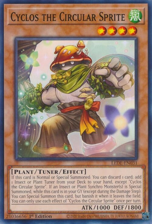 Cyclos the Circular Sprite (LEDE-EN031) (Legacy of Destruction) YuGiOh
