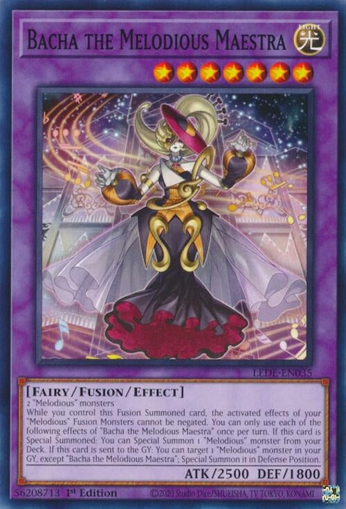 Bacha the Melodious Maestra (LEDE-EN035) (Legacy of Destruction) YuGiOh