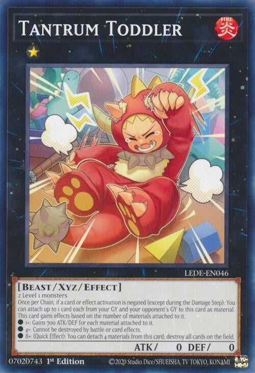 Tantrum Toddler (LEDE-EN046) (Legacy of Destruction) YuGiOh
