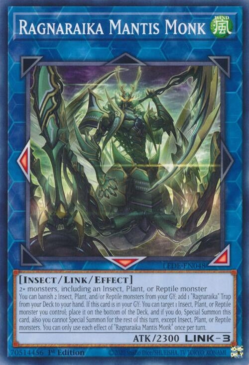 Ragnaraika Mantis Monk (LEDE-EN048) (Legacy of Destruction) YuGiOh