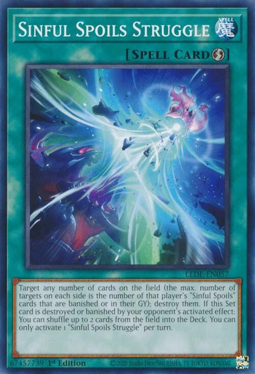 Sinful Spoils Struggle (LEDE-EN057) (Legacy of Destruction) YuGiOh