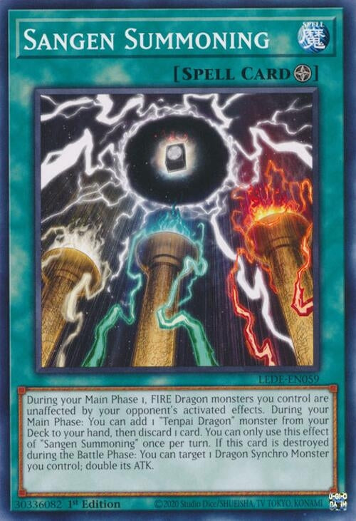Sangen Summoning (LEDE-EN059) (Legacy of Destruction) YuGiOh