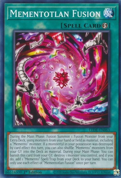 Mementotlan Fusion (LEDE-EN063) (Legacy of Destruction) YuGiOh