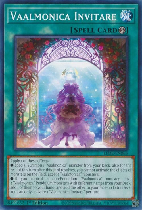 Vaalmonica Invitare (LEDE-EN065) (Legacy of Destruction) YuGiOh