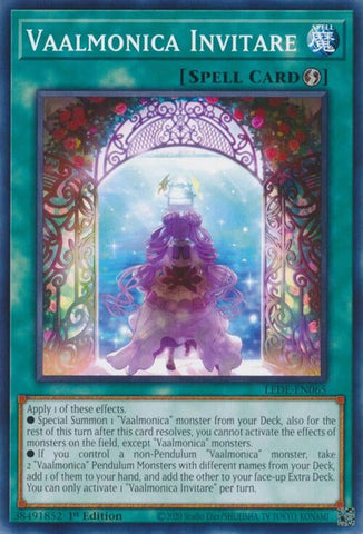 Vaalmonica Invitare (LEDE-EN065) (Legacy of Destruction) YuGiOh