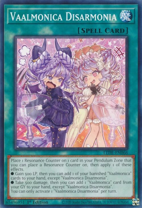 Vaalmonica Disarmonia (LEDE-EN066) (Legacy of Destruction) YuGiOh