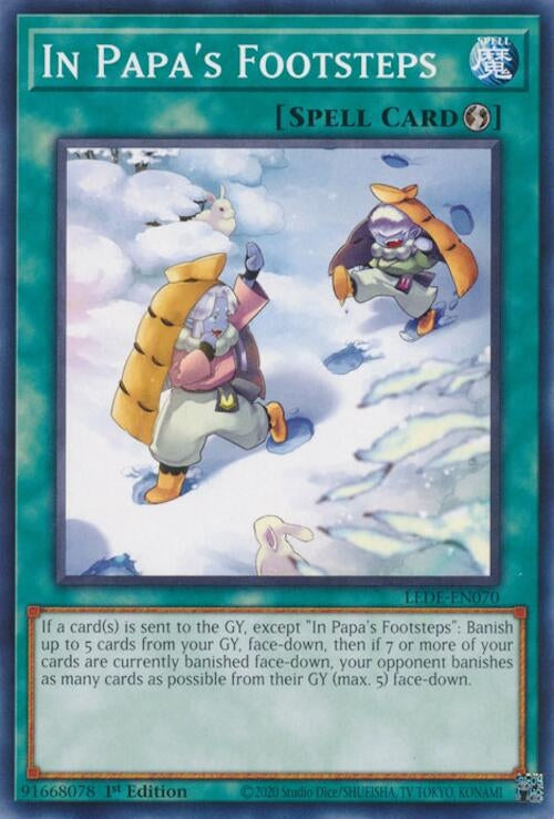 In Papa's Footsteps (LEDE-EN070) (Legacy of Destruction) YuGiOh