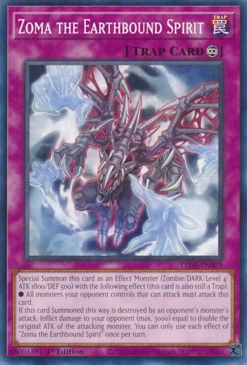 Zoma the Earthbound Spirit (LEDE-EN079) (Legacy of Destruction) YuGiOh