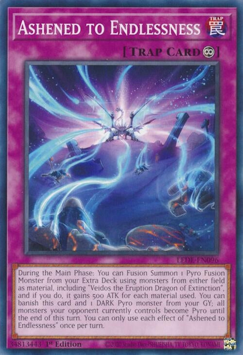 Ashened to Endlessness (LEDE-EN096) (Legacy of Destruction) YuGiOh