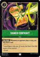 Image for Signed Contract (99/204) (Ursula's Return) (4) - Disney Lorcana