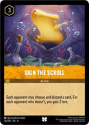 Image for Sign the Scroll (30/204) (Ursula's Return) (4) - Disney Lorcana