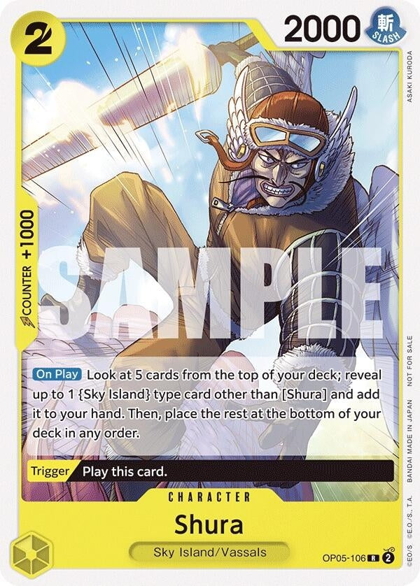 Shura (Tournament Pack Vol. 7) (OP05-106) (One Piece Promotion Cards) One Piece Card Game