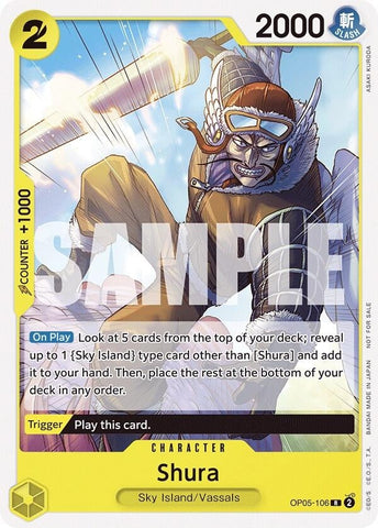 Shura (Tournament Pack Vol. 7) (OP05-106) (One Piece Promotion Cards) One Piece Card Game