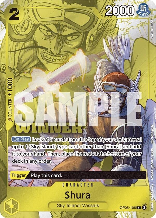 Shura (Winner Pack Vol. 7) (OP05-106) (One Piece Promotion Cards) One Piece Card Game