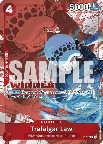 Trafalgar Law (Winner Pack Vol. 7) (P-017) (One Piece Promotion Cards) One Piece Card Game