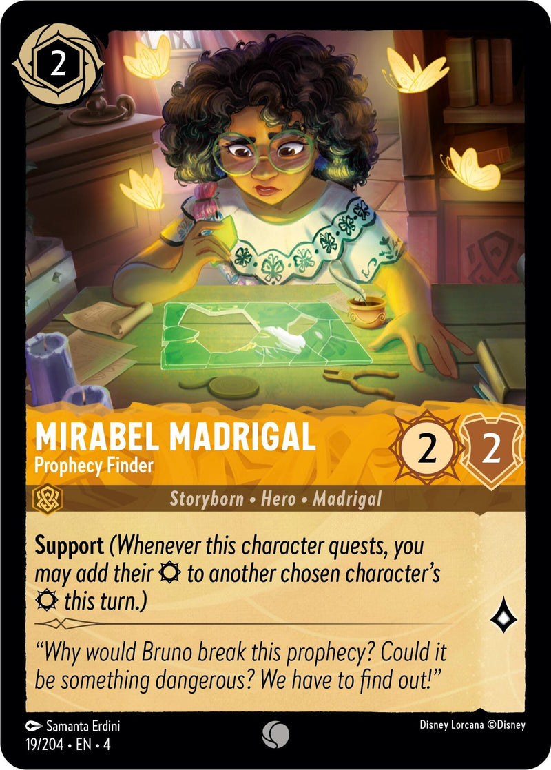 Image for Mirabel Madrigal - Prophecy Finder (19/204) (Ursula's Return) (4) - Disney Lorcana