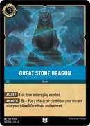 Image for Great Stone Dragon (167/204) (Ursula's Return) (4) - Disney Lorcana