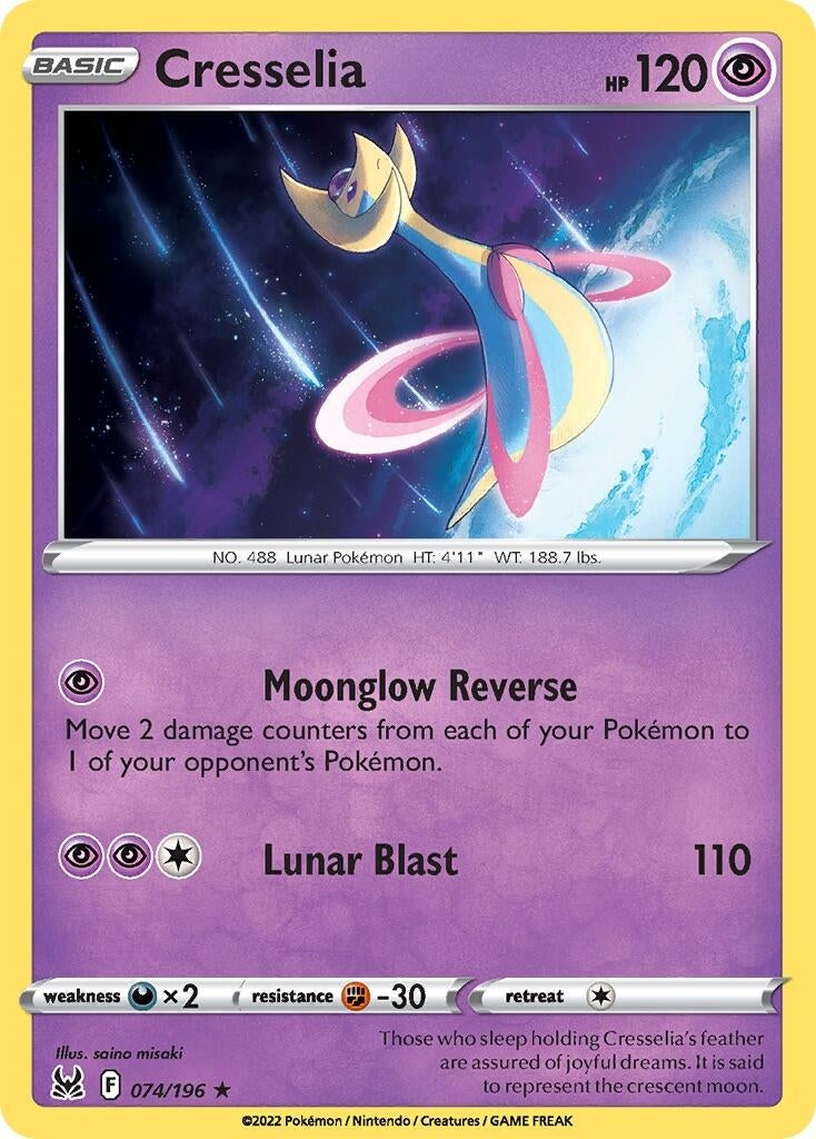 Image for Cresselia (074/196) - Pokemon