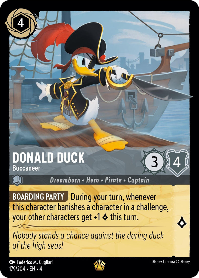 Image for Donald Duck - Buccaneer (179/204) (Ursula's Return) (4) - Disney Lorcana