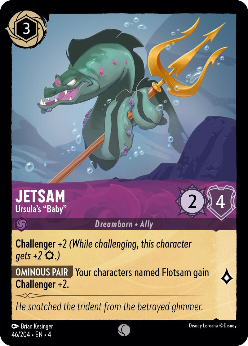 Image for Jetsam - Ursula's "Baby" (46/204) (Ursula's Return) (4) - Disney Lorcana