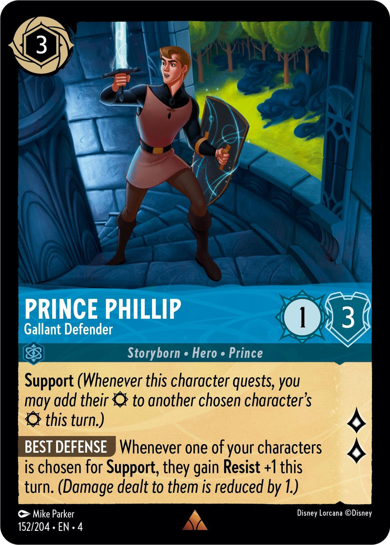 Image for Prince Phillip - Gallant Defender (152/204) (Ursula's Return) (4) - Disney Lorcana