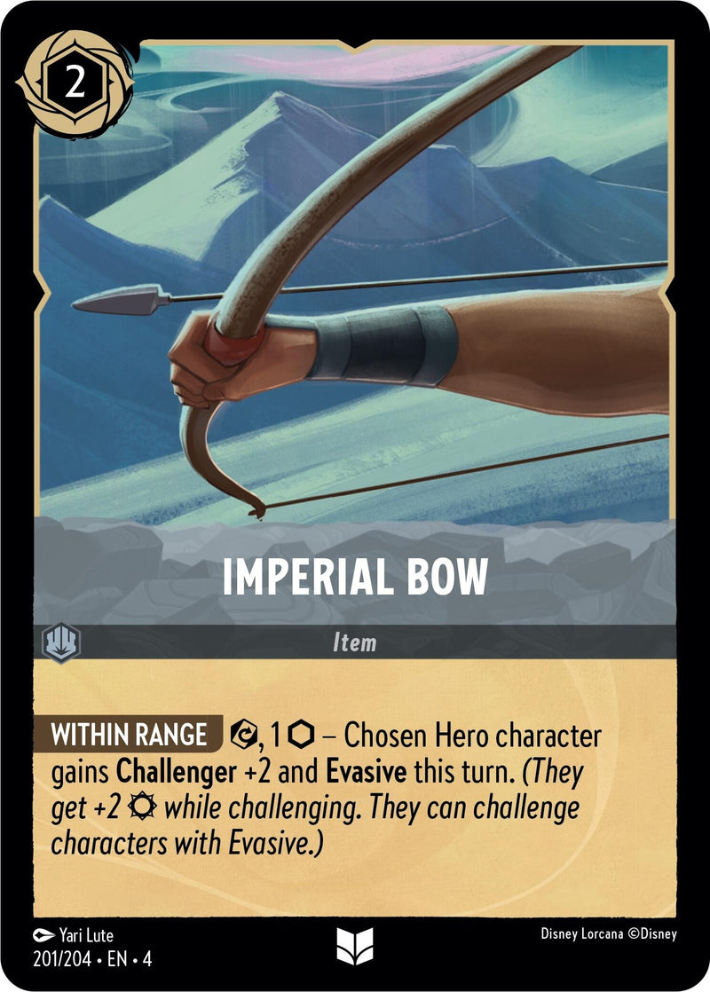 Image for Imperial Bow (201/204) (Ursula's Return) (4) - Disney Lorcana