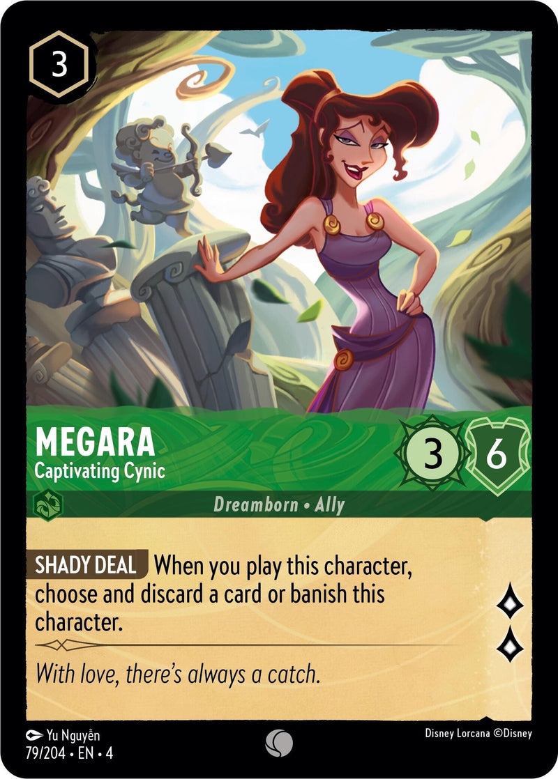 Image for Megara - Captivating Cynic (79/204) (Ursula's Return) (4) - Disney Lorcana