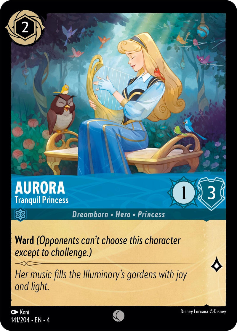 Image for Aurora - Tranquil Princess (141/204) (Ursula's Return) (4) - Disney Lorcana