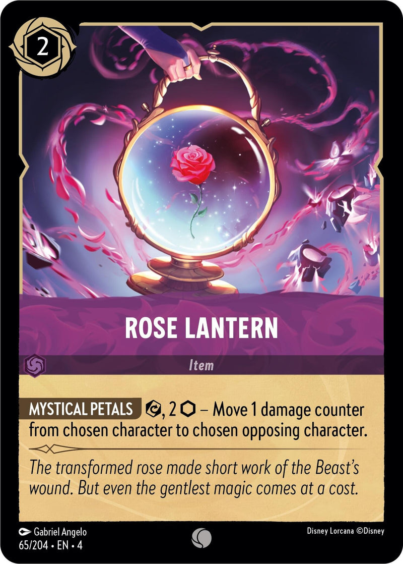 Image for Rose Lantern (65/204) (Ursula's Return) (4) - Disney Lorcana