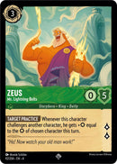 Image for Zeus - Mr. Lightning Bolts (92/204) (Ursula's Return) (4) - Disney Lorcana